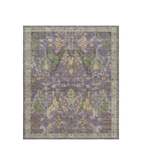 Dalyn Luxury Washable Hatay HY6 Purple 5' x 7'6" Rug