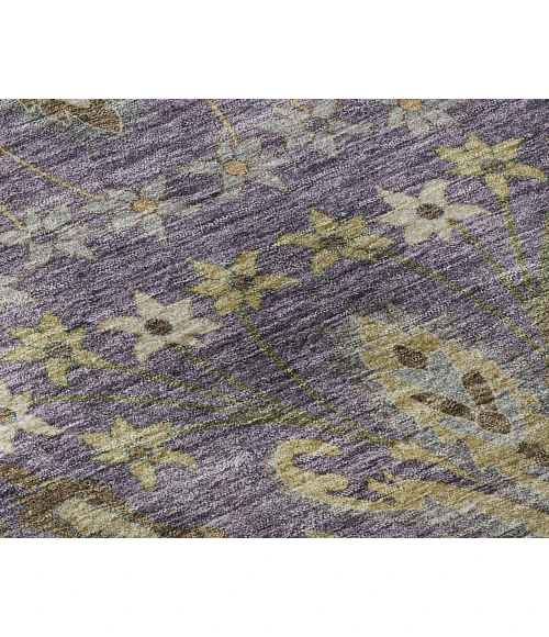 Dalyn Luxury Washable Hatay HY6 Purple 5' x 7'6" Rug