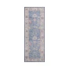 Dalyn Luxury Washable Hatay HY7 Blue 2'3" x 7'6" Runner Rug
