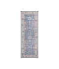 Dalyn Luxury Washable Hatay HY7 Blue 2'3" x 7'6" Runner Rug