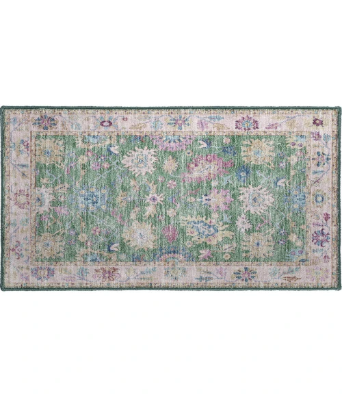 Dalyn Luxury Washable Hatay HY7 Lime 1'8" x 2'6" Rug