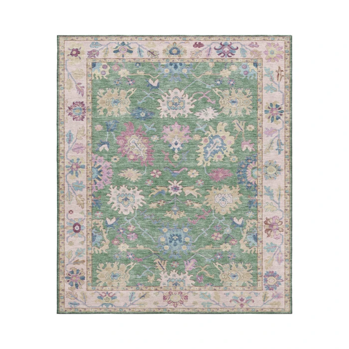 Dalyn Luxury Washable Hatay HY7 Lime 9' x 12' Rug