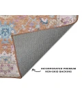 Dalyn Luxury Washable Hatay HY7 Orange 5' x 7'6" Rug