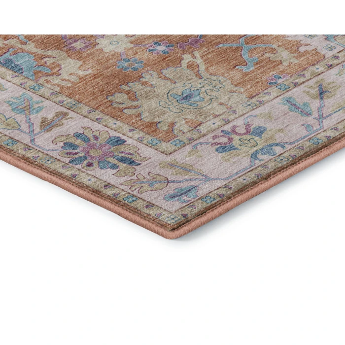 Dalyn Luxury Washable Hatay HY7 Orange 10' x 14' Rug