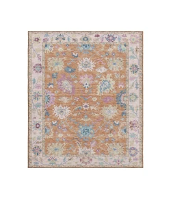 Dalyn Luxury Washable Hatay HY7 Orange 5' x 7'6" Rug