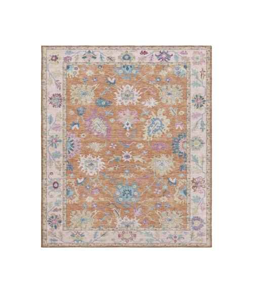 Dalyn Luxury Washable Hatay HY7 Orange 5' x 7'6" Rug