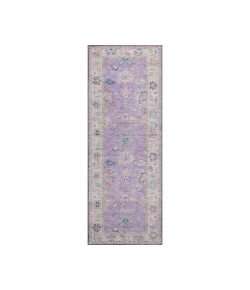 Dalyn Luxury Washable Hatay HY7 Purple 2'3" x 7'6" Runner Rug