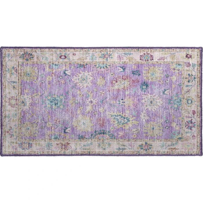 Dalyn Luxury Washable Hatay HY7 Purple 1'8" x 2'6" Rug