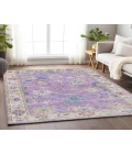 Dalyn Luxury Washable Hatay HY7 Purple 5' x 7'6" Rug