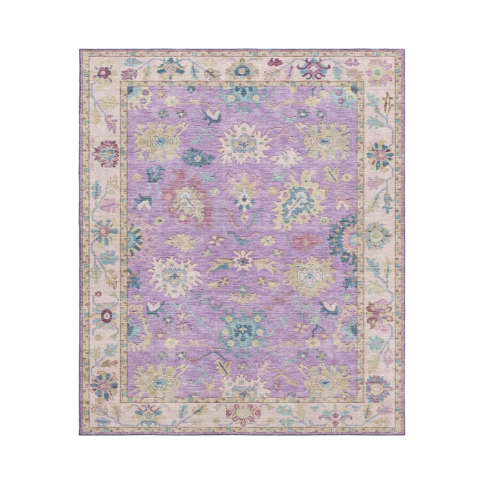 Dalyn Luxury Washable Hatay HY7 Purple 5' x 7'6" Rug
