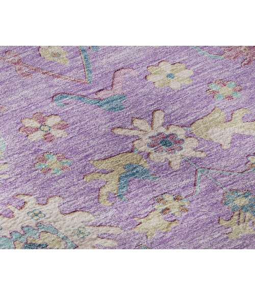 Dalyn Luxury Washable Hatay HY7 Purple 5' x 7'6" Rug