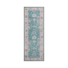 Dalyn Luxury Washable Hatay HY7 Teal 2'3" x 7'6" Runner Rug
