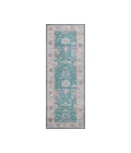 Dalyn Luxury Washable Hatay HY7 Teal 2'3" x 7'6" Runner Rug