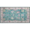 Dalyn Luxury Washable Hatay HY7 Teal 1'8" x 2'6" Rug