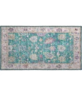 Dalyn Luxury Washable Hatay HY7 Teal 1'8" x 2'6" Rug