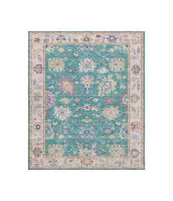 Dalyn Luxury Washable Hatay HY7 Teal 3' x 5' Rug
