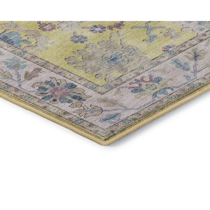 Dalyn Luxury Washable Hatay HY7 Yellow 9' x 12' Rug