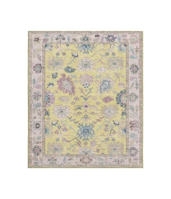 Dalyn Luxury Washable Hatay HY7 Yellow 5' x 7'6" Rug