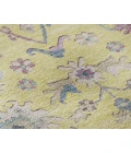 Dalyn Luxury Washable Hatay HY7 Yellow 2'3" x 7'6" Runner Rug