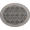 Dalyn Luxury Washable Hatay HY8 Black 8' x 8' Round Rug