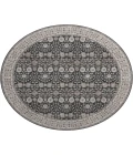 Dalyn Luxury Washable Hatay HY8 Black 8' x 8' Round Rug
