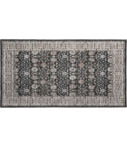 Dalyn Luxury Washable Hatay HY8 Black 1'8" x 2'6" Rug