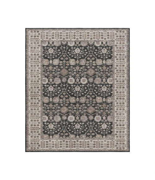 Dalyn Luxury Washable Hatay HY8 Black 2'6" x 3'10" Rug