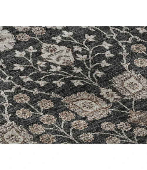 Dalyn Luxury Washable Hatay HY8 Black 2'6" x 3'10" Rug