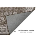 Dalyn Luxury Washable Hatay HY8 Chocolate 8' x 10' Rug