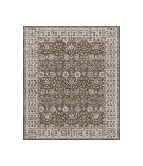 Dalyn Luxury Washable Hatay HY8 Chocolate 8' x 10' Rug