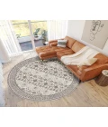 Dalyn Luxury Washable Hatay HY8 Ivory 8' x 8' Round Rug