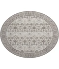 Dalyn Luxury Washable Hatay HY8 Ivory 8' x 8' Round Rug