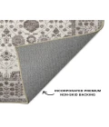 Dalyn Luxury Washable Hatay HY8 Ivory 5' x 7'6" Rug