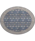 Dalyn Luxury Washable Hatay HY8 Navy 8' x 8' Round Rug