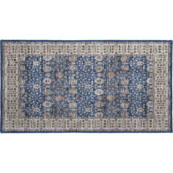 Dalyn Luxury Washable Hatay HY8 Navy 1'8" x 2'6" Rug