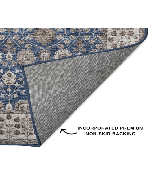 Dalyn Luxury Washable Hatay HY8 Navy 9' x 12' Rug