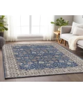 Dalyn Luxury Washable Hatay HY8 Navy 9' x 12' Rug