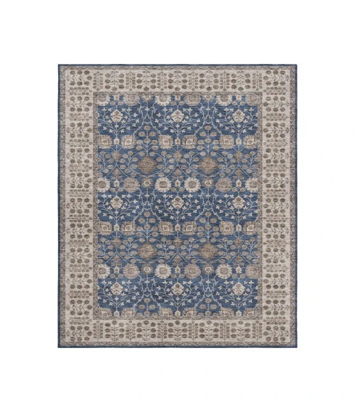 Dalyn Luxury Washable Hatay HY8 Navy 9' x 12' Rug