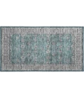 Dalyn Luxury Washable Hatay HY8 Teal 1'8" x 2'6" Rug
