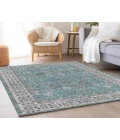 Dalyn Luxury Washable Hatay HY8 Teal 2'6" x 3'10" Rug