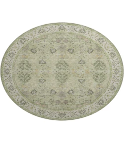 Dalyn Luxury Washable Hatay HY9 Aloe 8' x 8' Round Rug