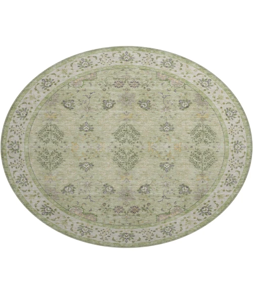 Dalyn Luxury Washable Hatay HY9 Aloe 8' x 8' Round Rug
