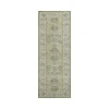 Dalyn Luxury Washable Hatay HY9 Aloe 2'3" x 7'6" Runner Rug