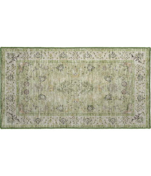 Dalyn Luxury Washable Hatay HY9 Aloe 1'8" x 2'6" Rug