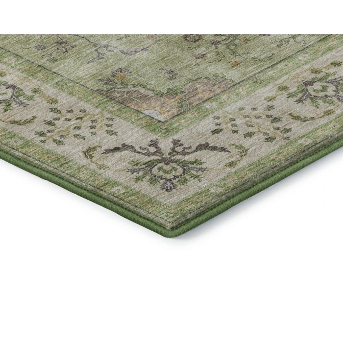 Dalyn Luxury Washable Hatay HY9 Aloe 2'3" x 7'6" Runner Rug