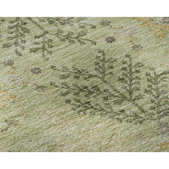 Dalyn Luxury Washable Hatay HY9 Aloe 2'3" x 7'6" Runner Rug