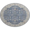 Dalyn Luxury Washable Hatay HY9 Blue 8' x 8' Round Rug