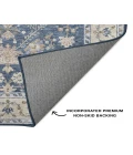 Dalyn Luxury Washable Hatay HY9 Blue 3' x 5' Rug