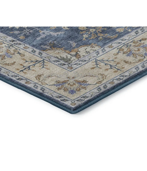 Dalyn Luxury Washable Hatay HY9 Blue 3' x 5' Rug