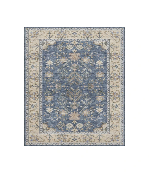 Dalyn Luxury Washable Hatay HY9 Blue 3' x 5' Rug
